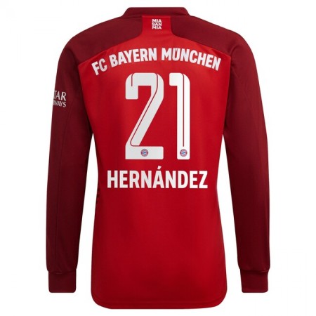 Billiga Fotbollströjor FC Bayern München Lucas Hernandez 21 Hemma tröja 2021/22 Långärmad
